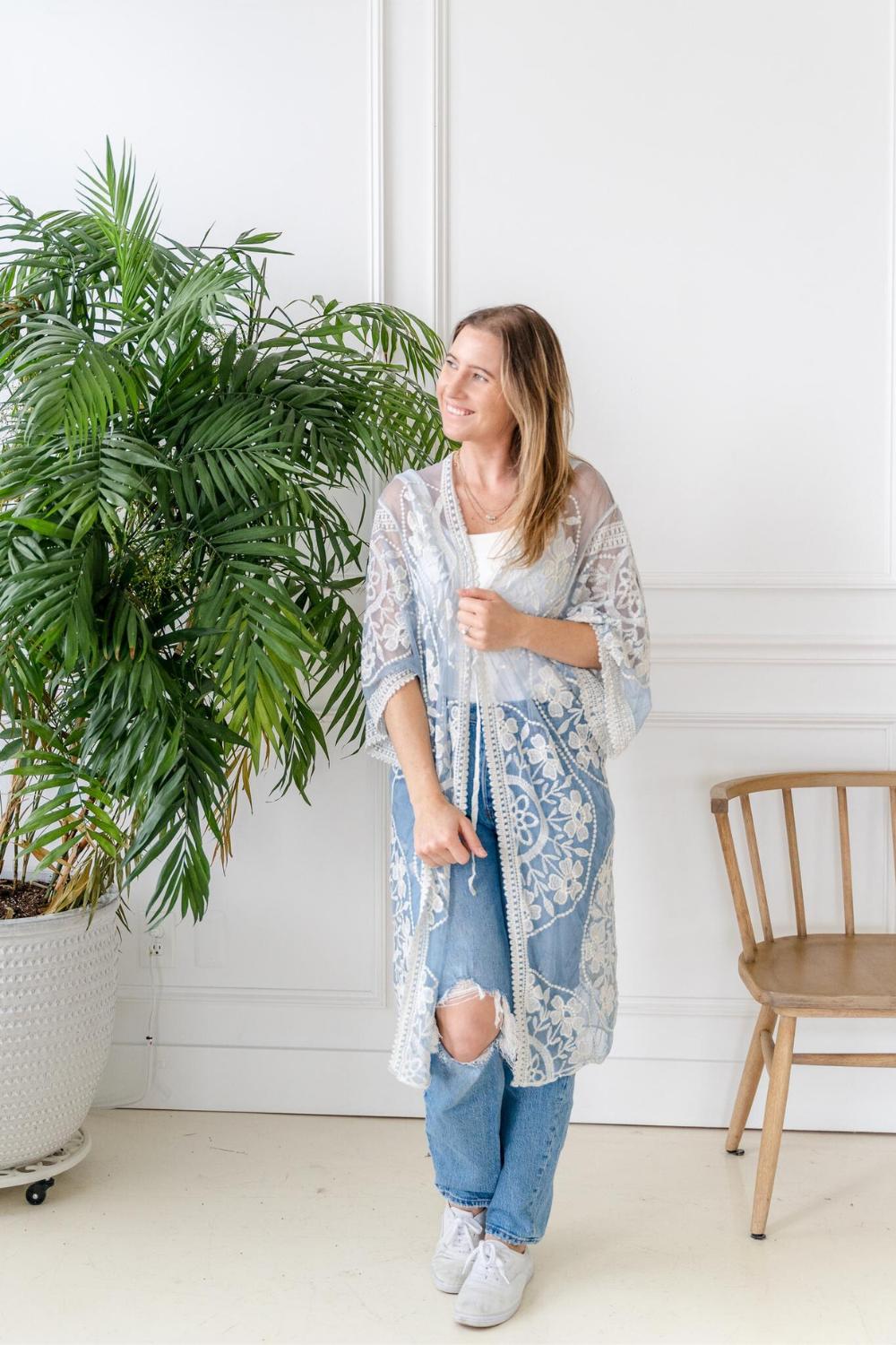 The Kate Majestic Lace Kimono