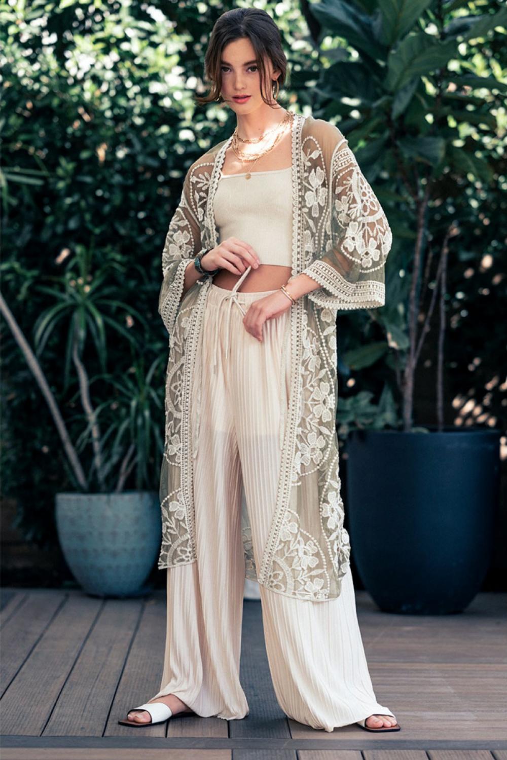 The Kate Majestic Lace Kimono