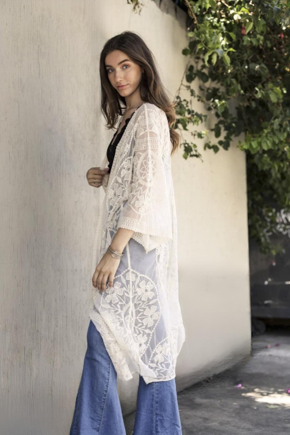 The Kate Majestic Lace Kimono