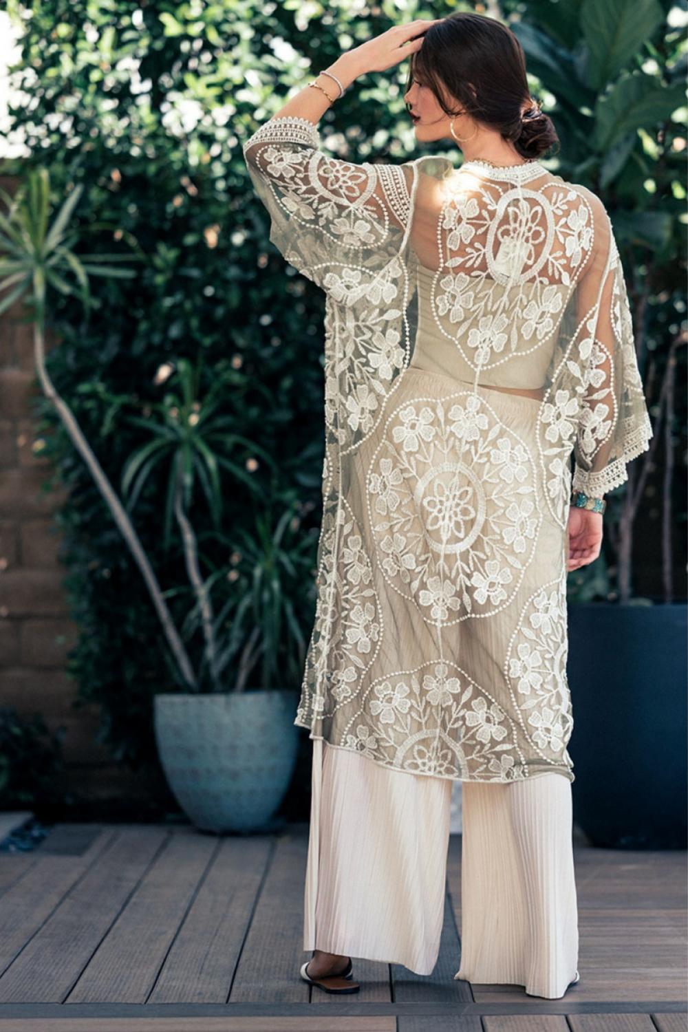 The Kate Majestic Lace Kimono