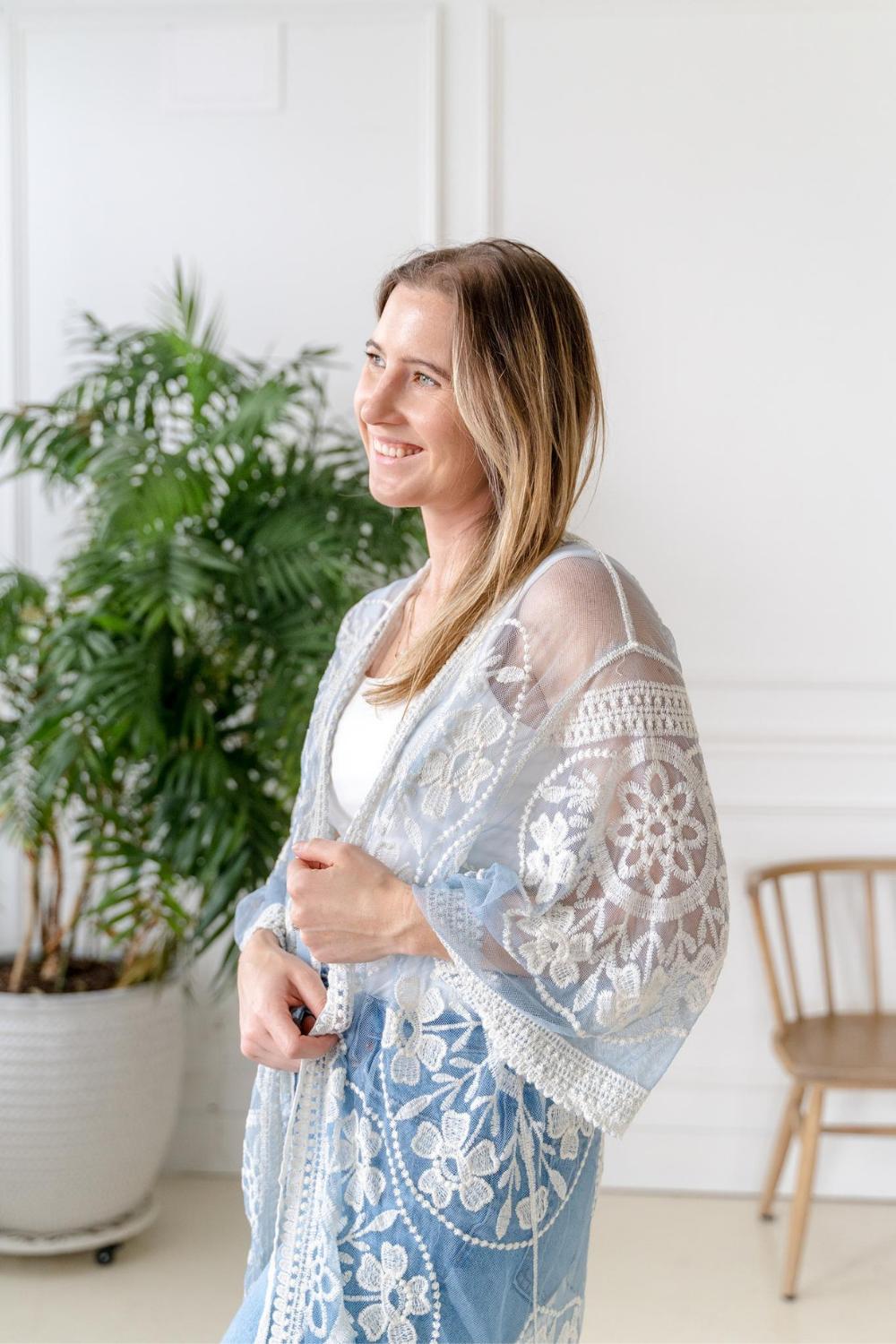 The Kate Majestic Lace Kimono