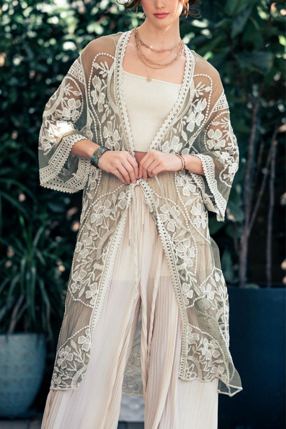 The Kate Majestic Lace Kimono