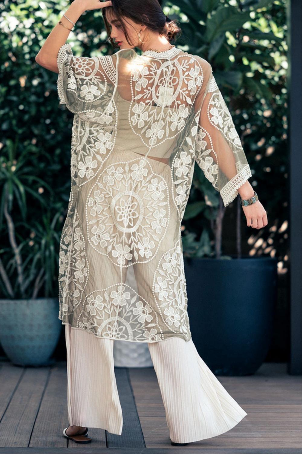 The Kate Majestic Lace Kimono