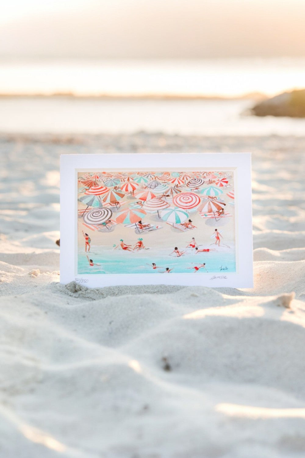 Vacation Vibes Art Print by Fanelle White