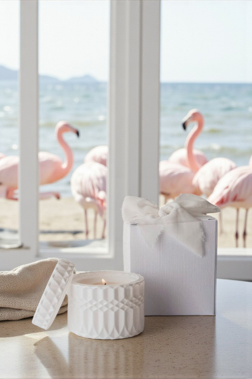 White Cashmere Luxury Hand Poured Candle