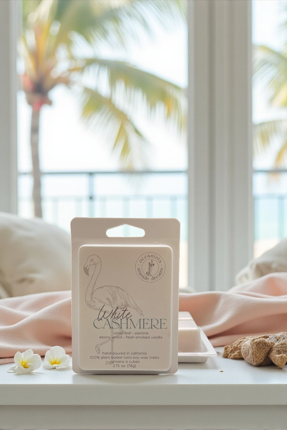 White Cashmere Luxury Wax Melts - Handmade in Southern California