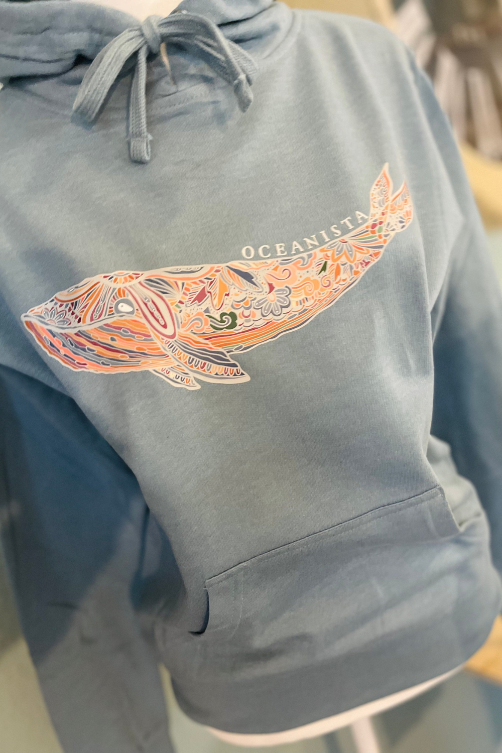 Zentangle Whale Hoodie