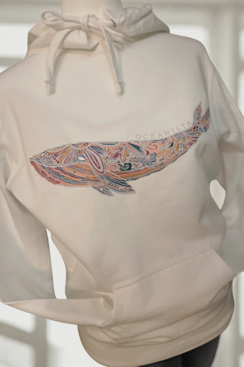 Zentangle Whale Hoodie