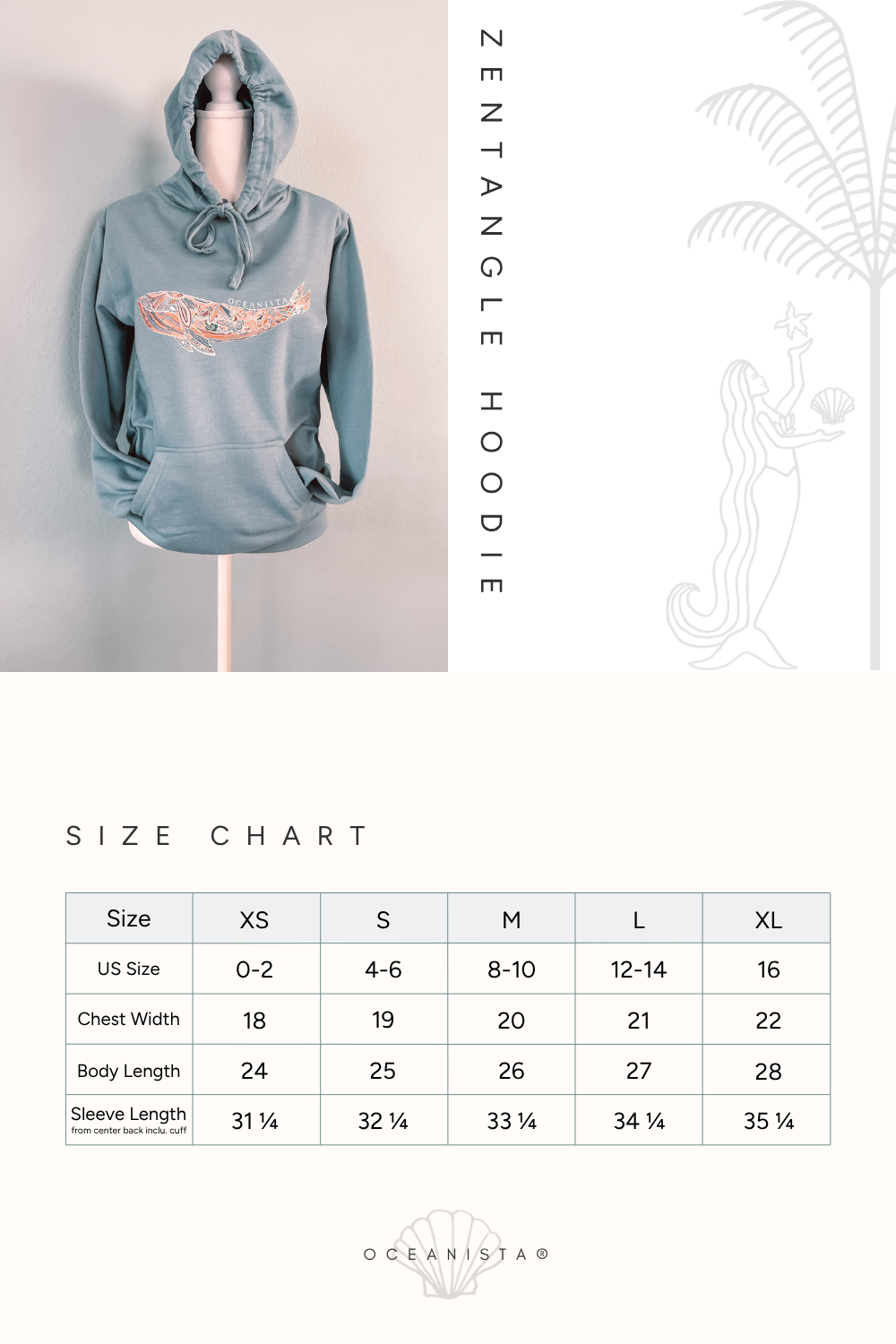 Zentangle Whale Hoodie