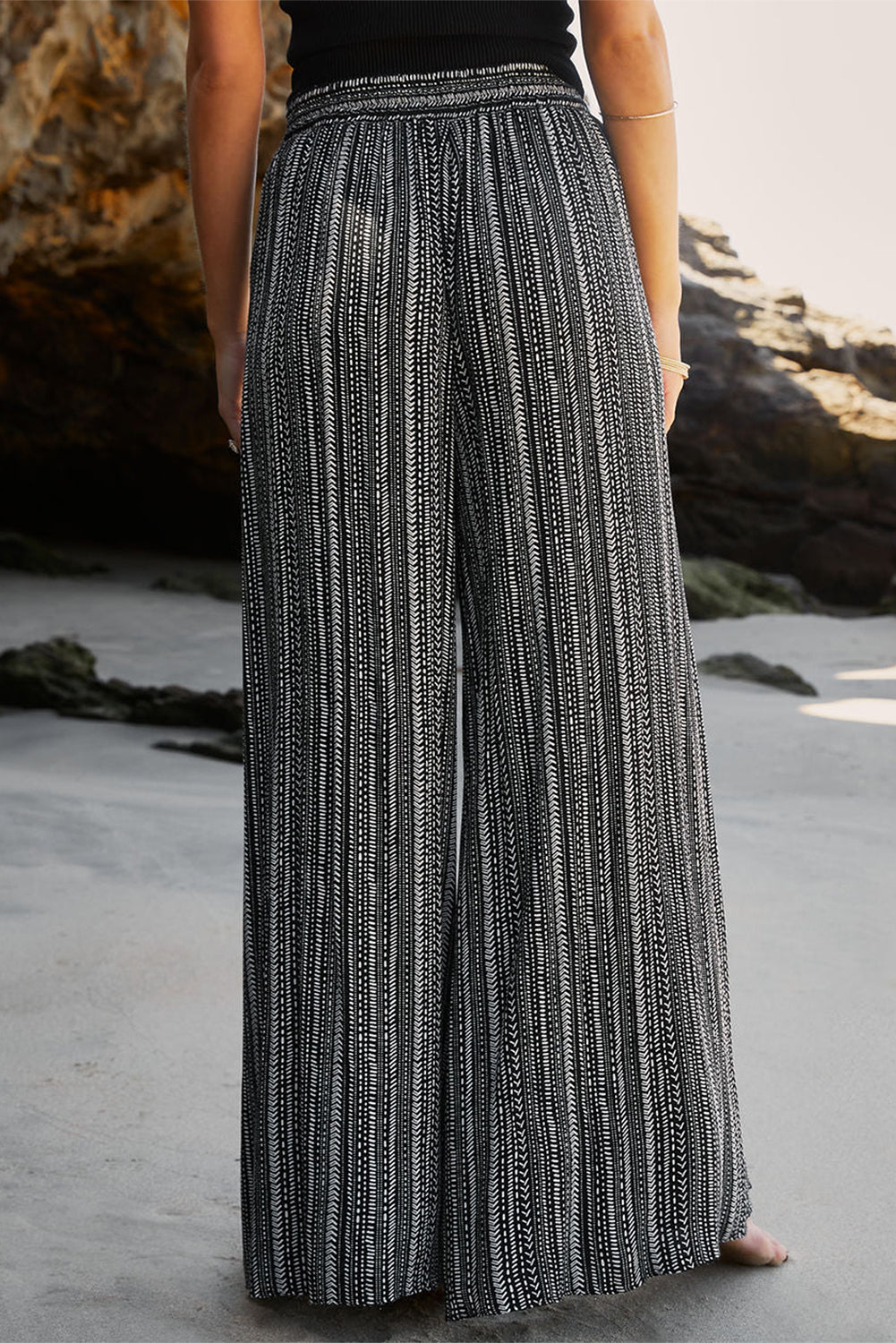 The Devin Slit Wide Leg Pants