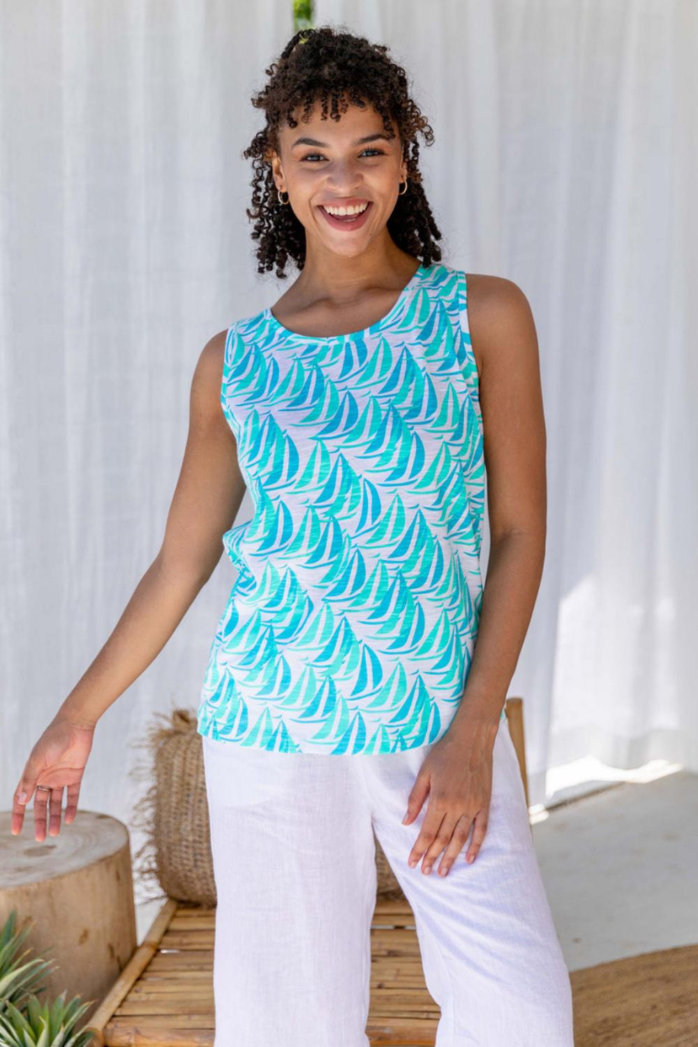 Sailaway Tank Top - Oceanista