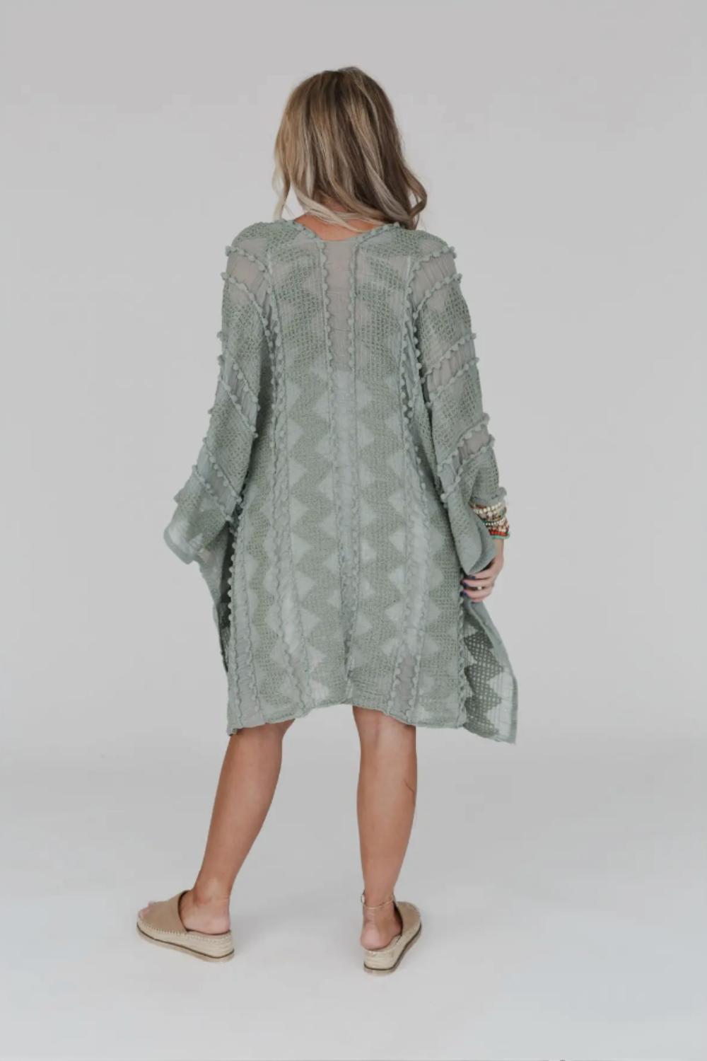 Bali Embroidered Kimono