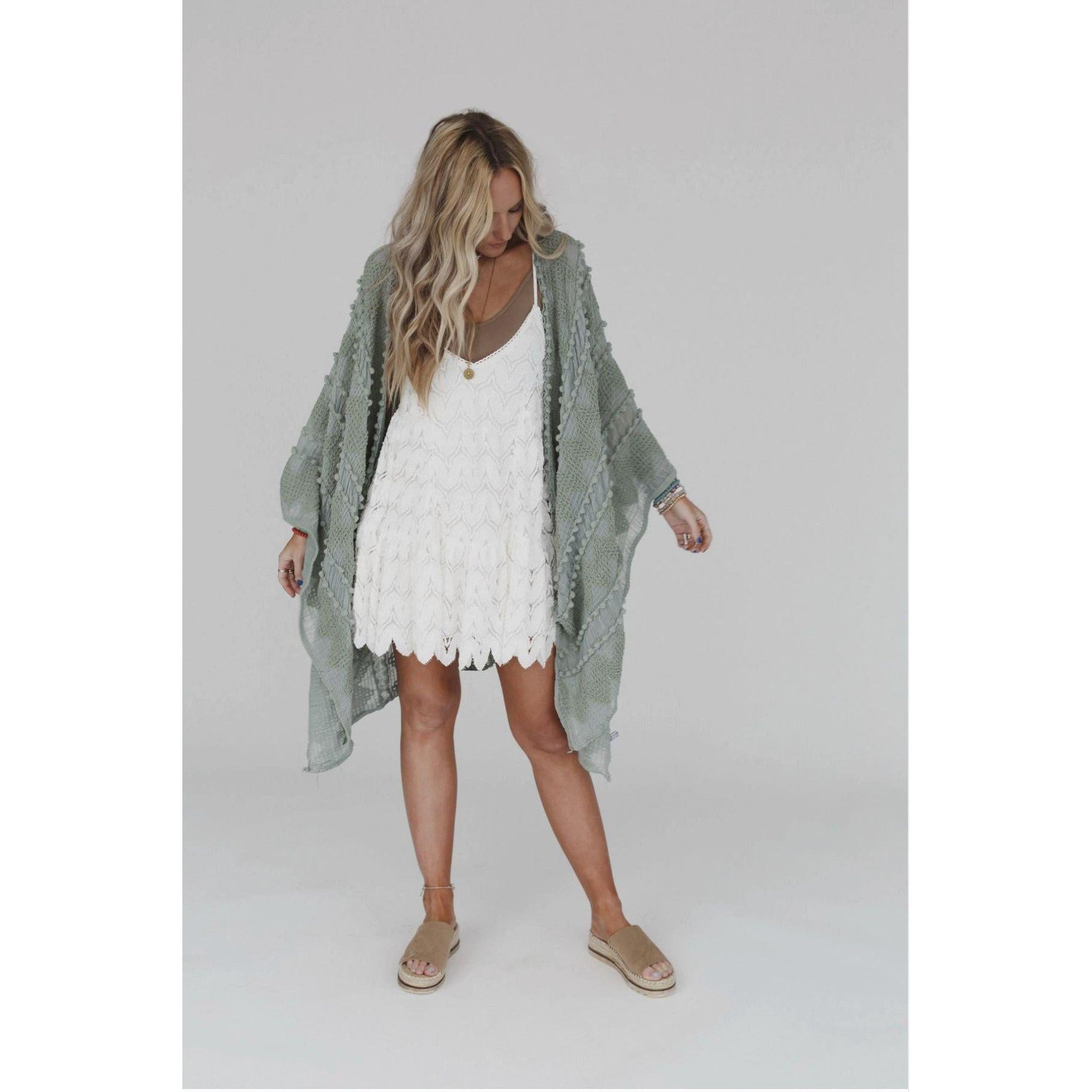 Bali Embroidered Kimono