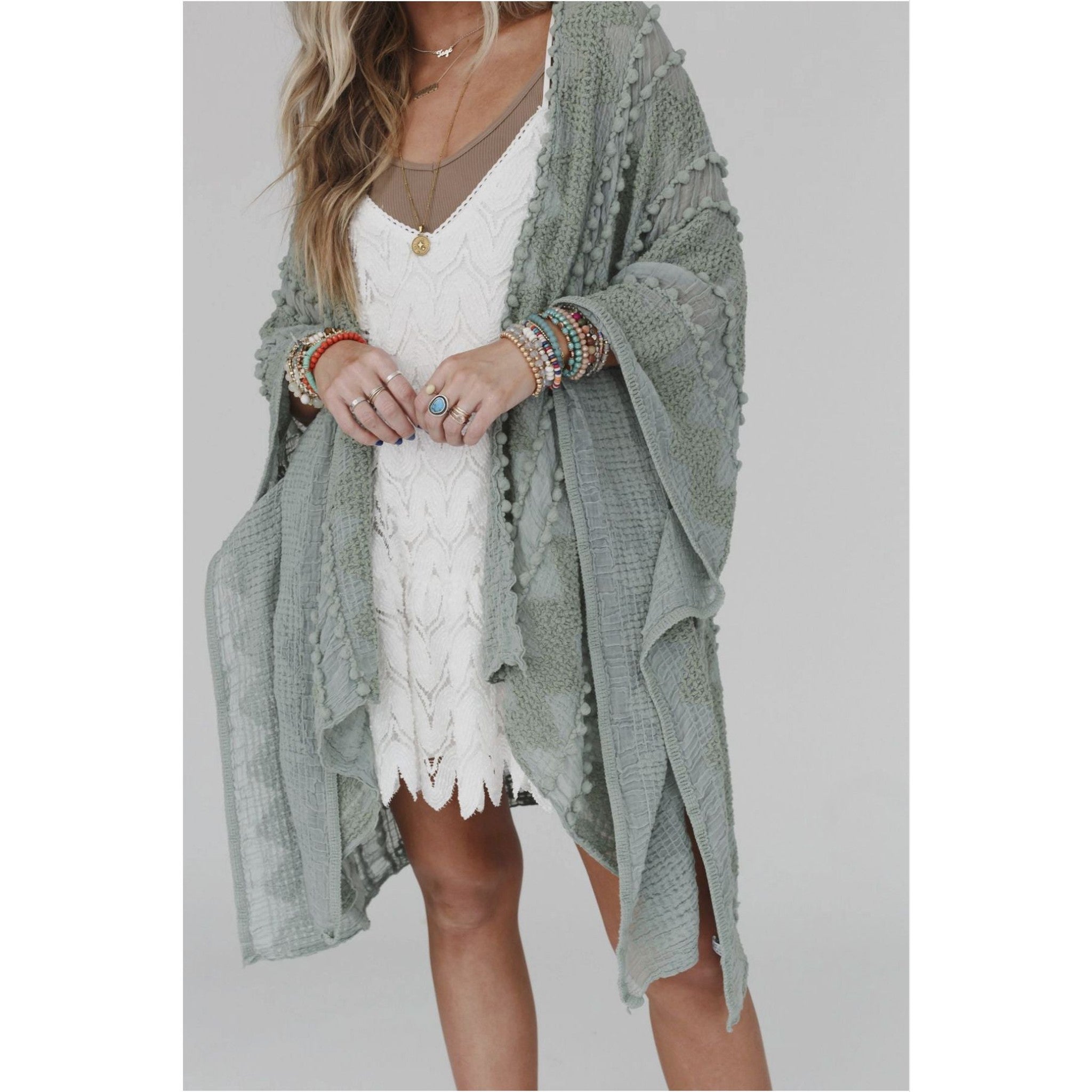 Bali Embroidered Kimono