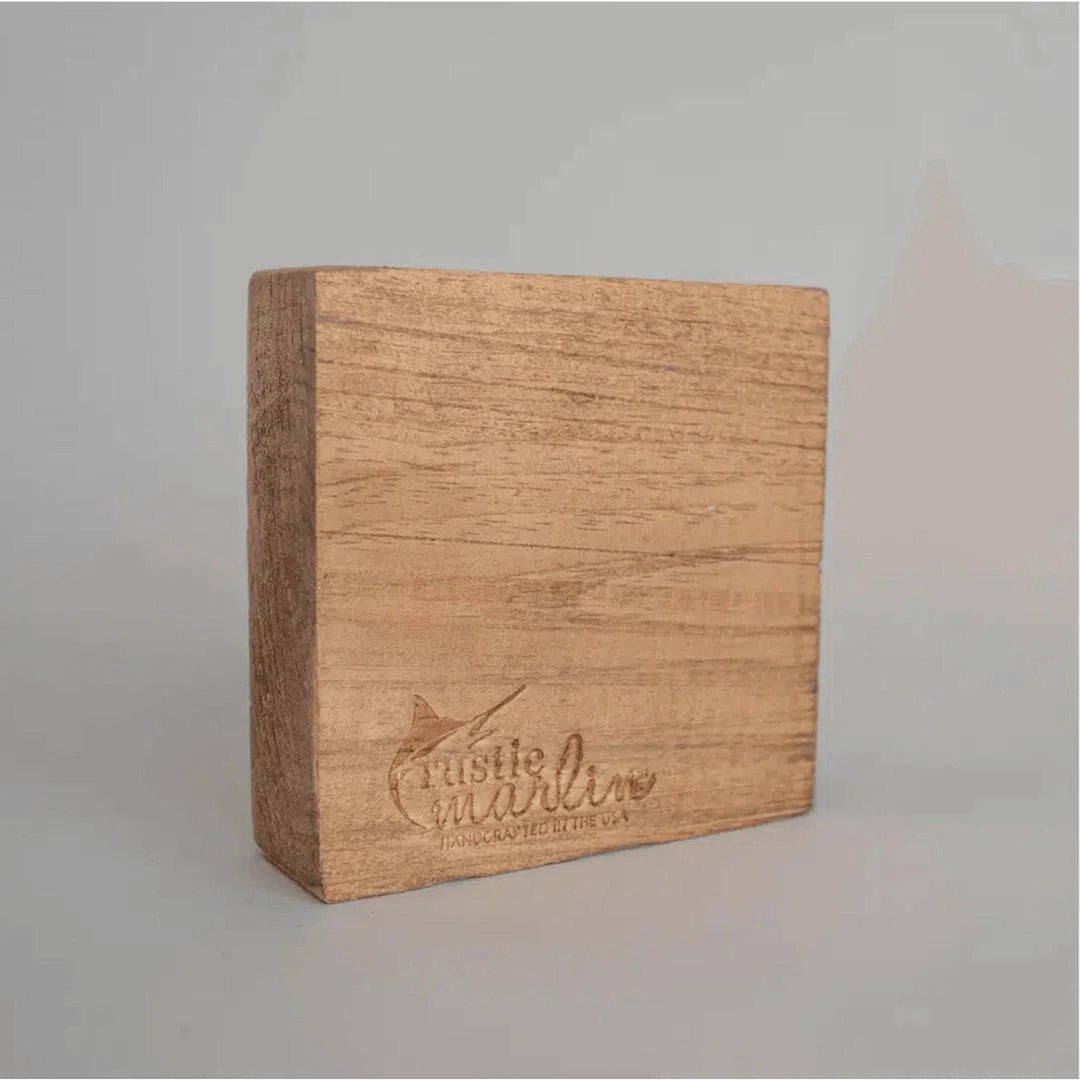 Beach - A Place to Find Your Soul Decorative Wooden Block - Oceanista