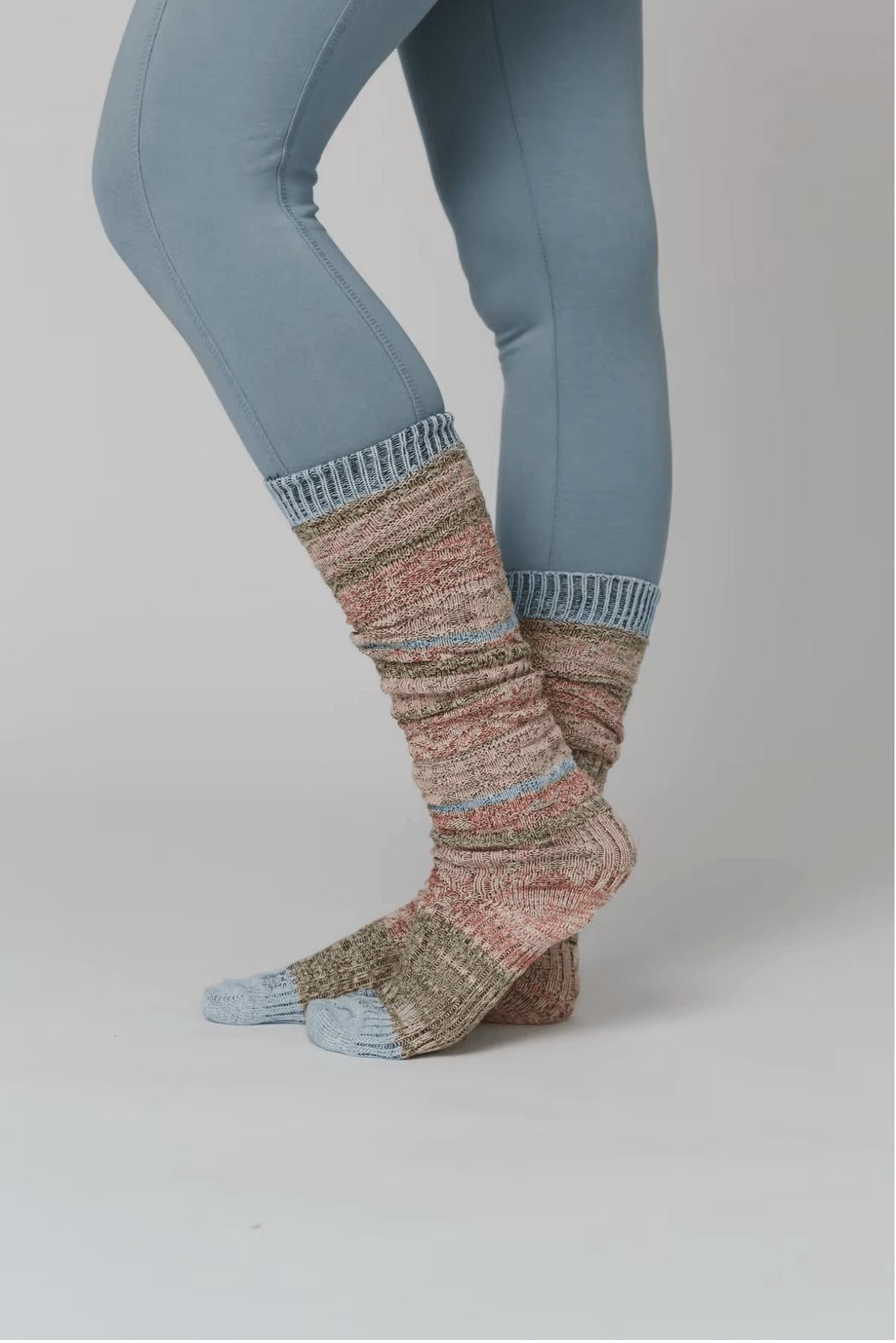 Cecily Stripe Boho Socks
