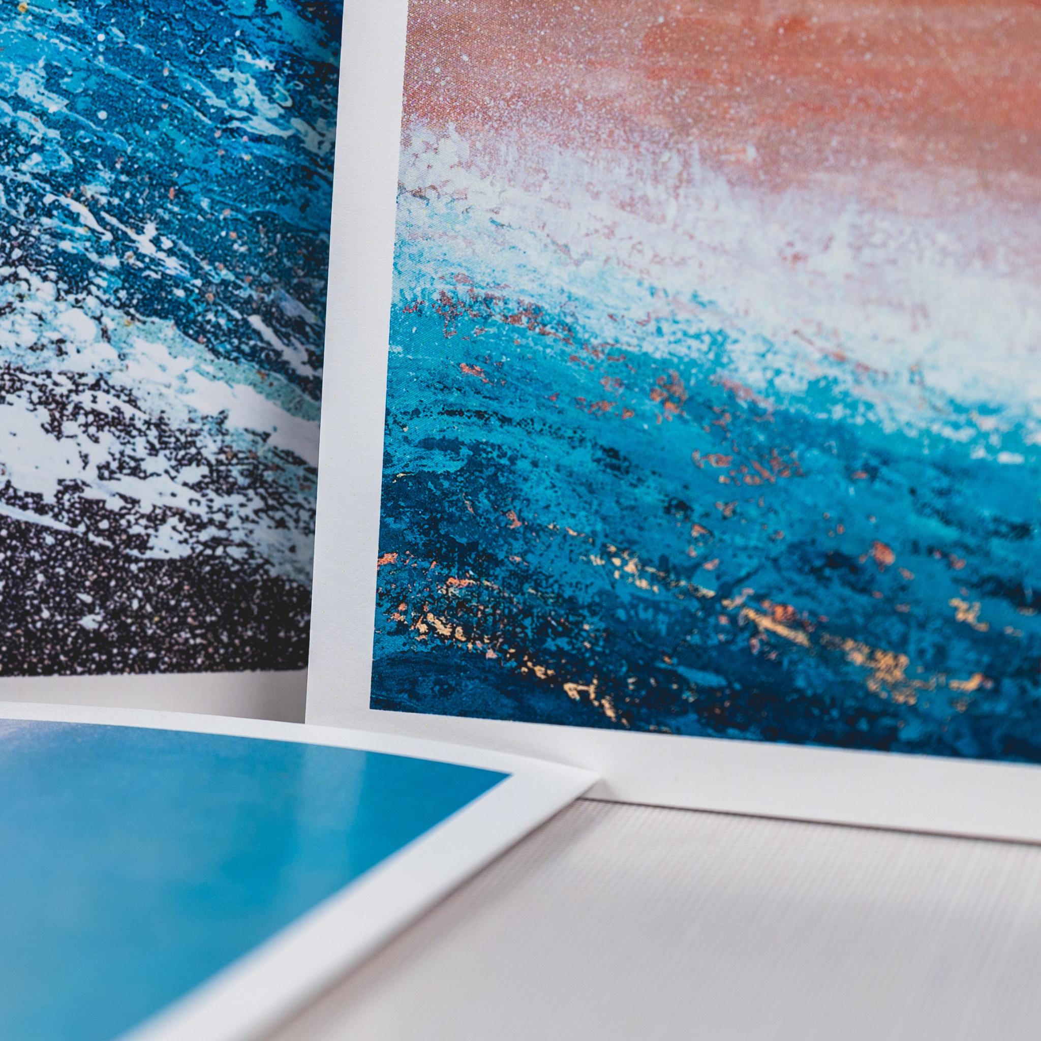 Coastal Abstract Note Cards