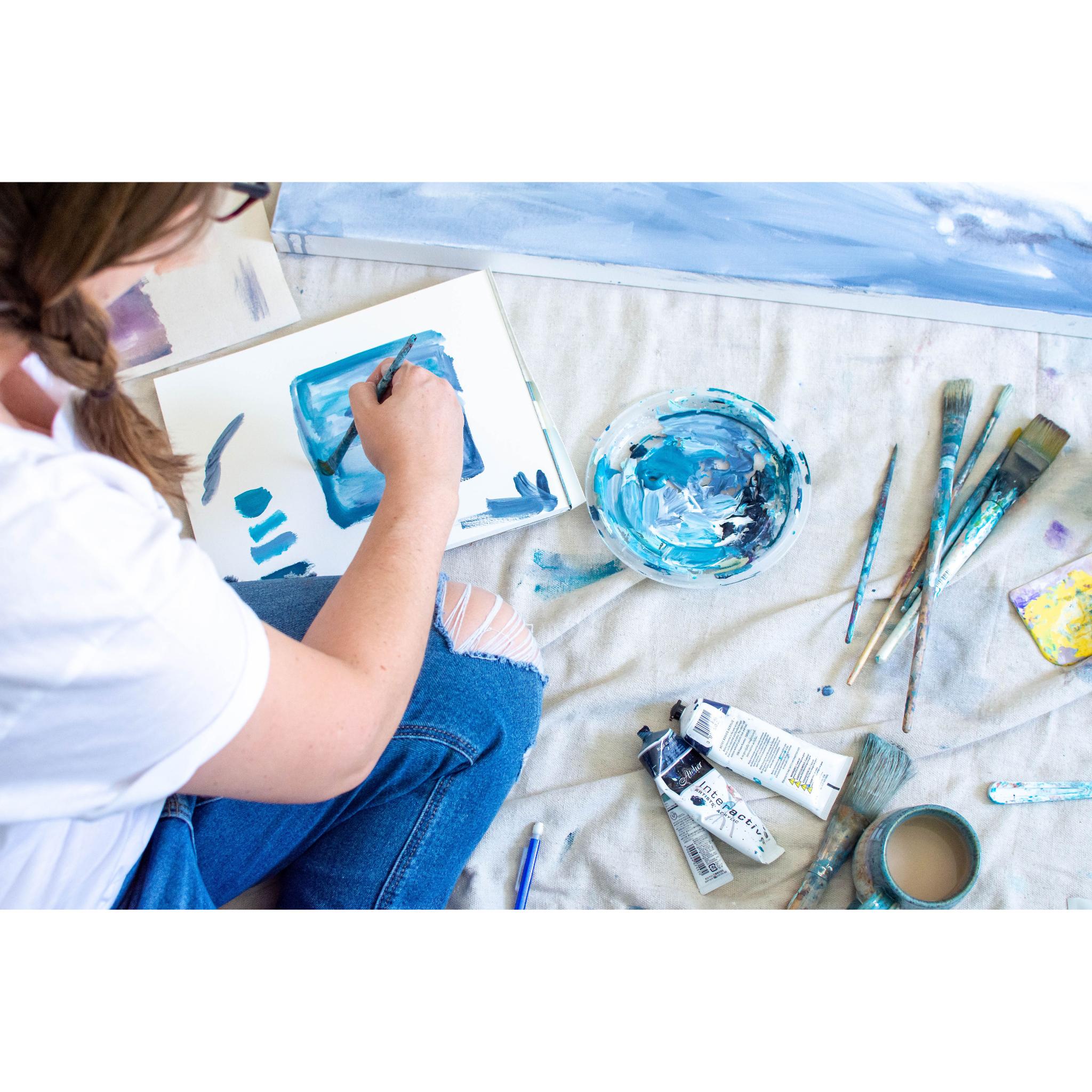 Coastal Abstract Note Cards