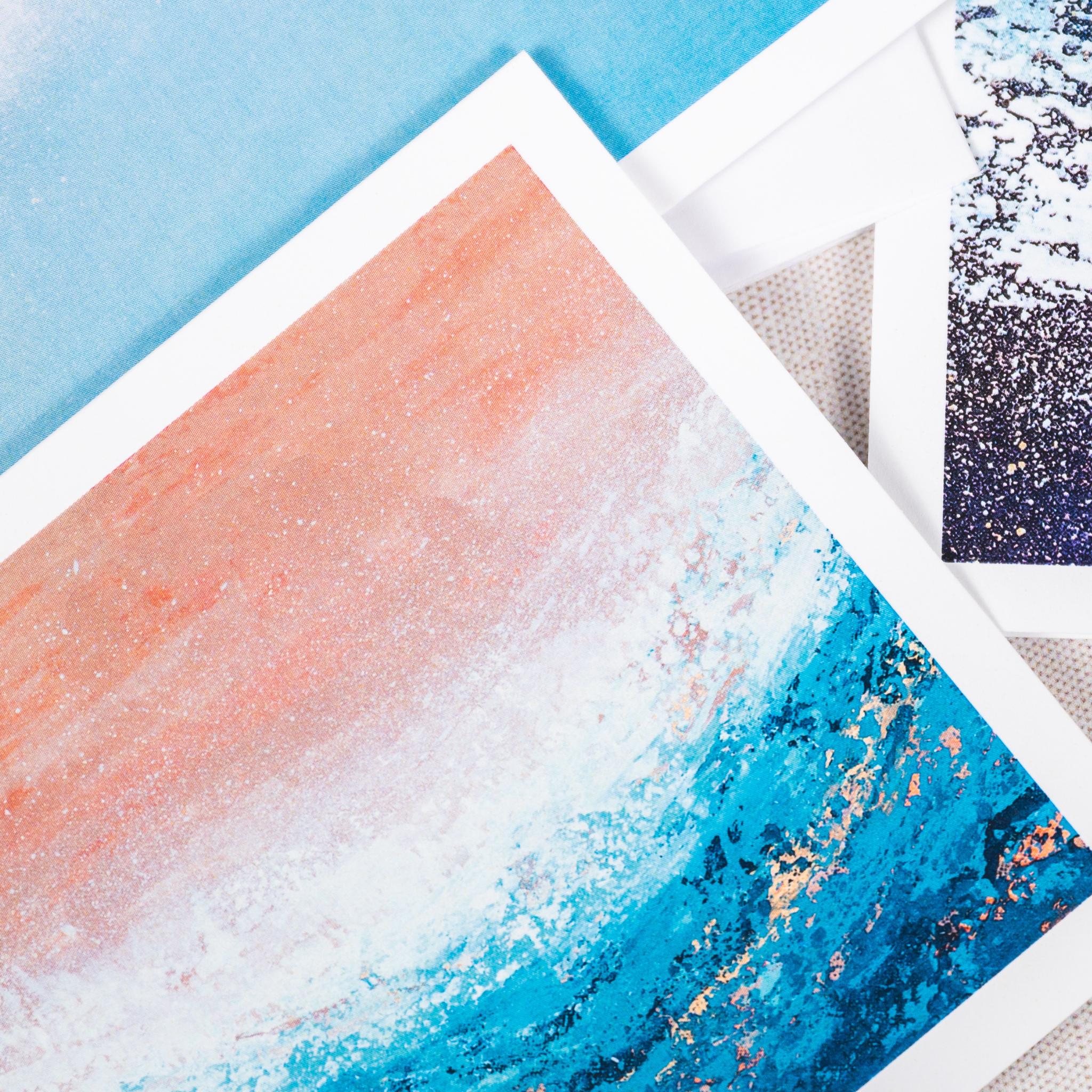 Coastal Abstract Note Cards