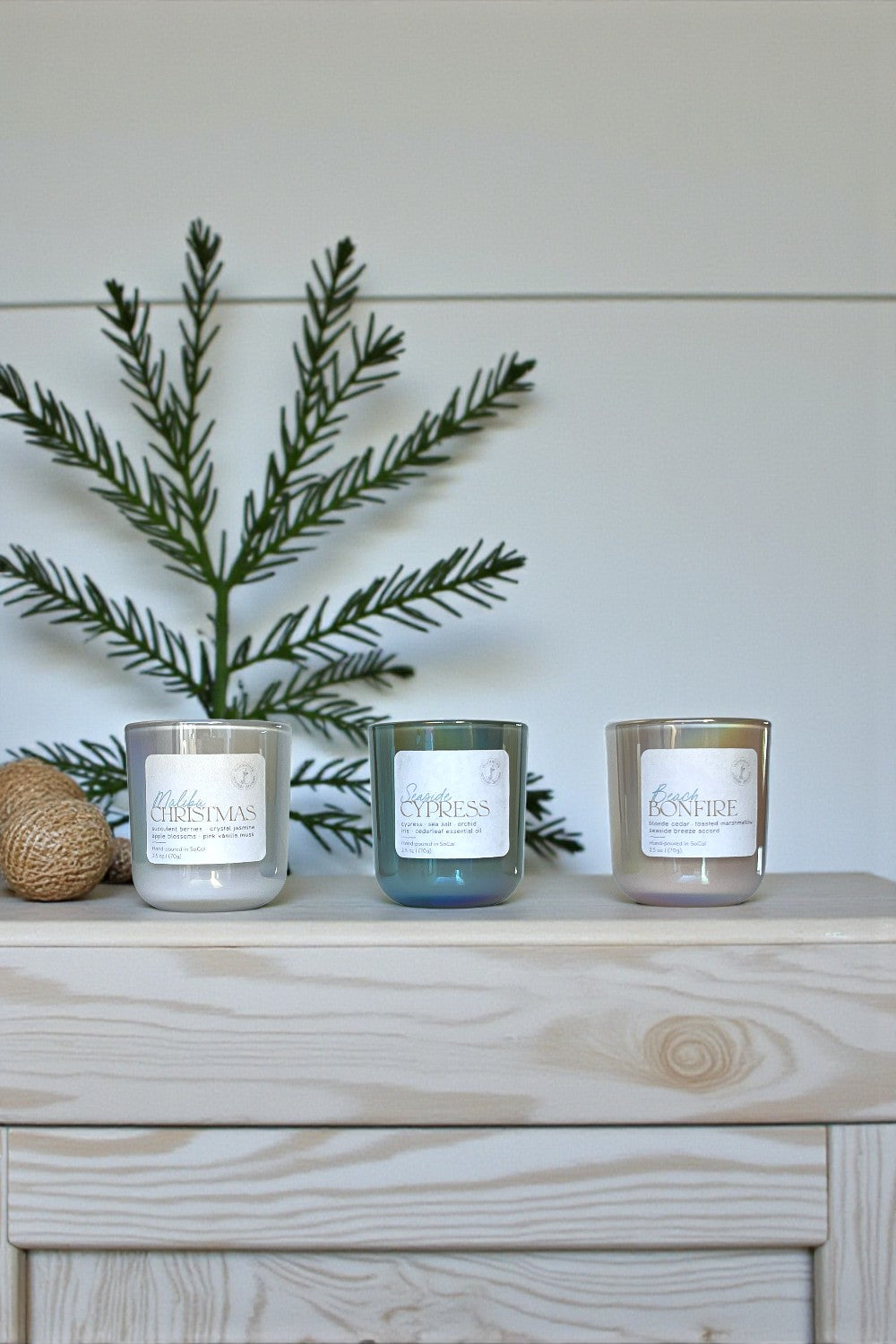 Coastal Christmas Collection  –  Candle Trio Gift Set