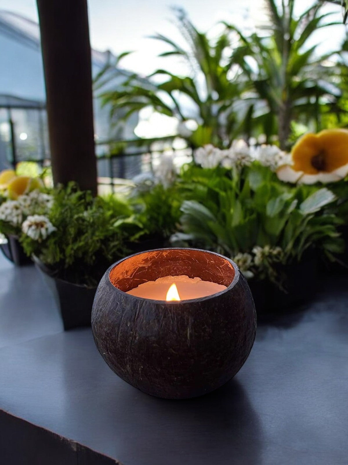 Island Spice™ - Artisan Coconut Bowl Candle