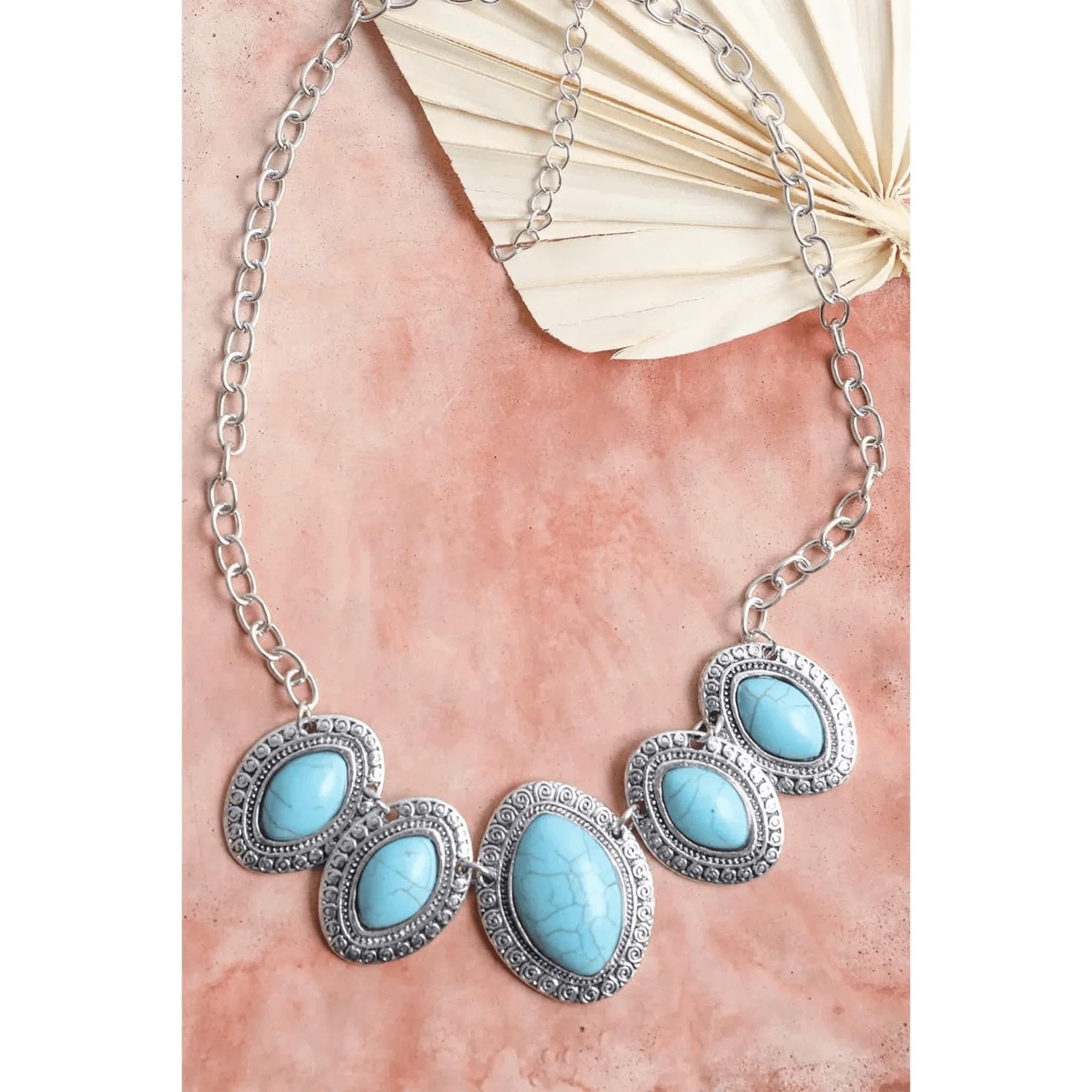 Leaflet Turquoise Necklace