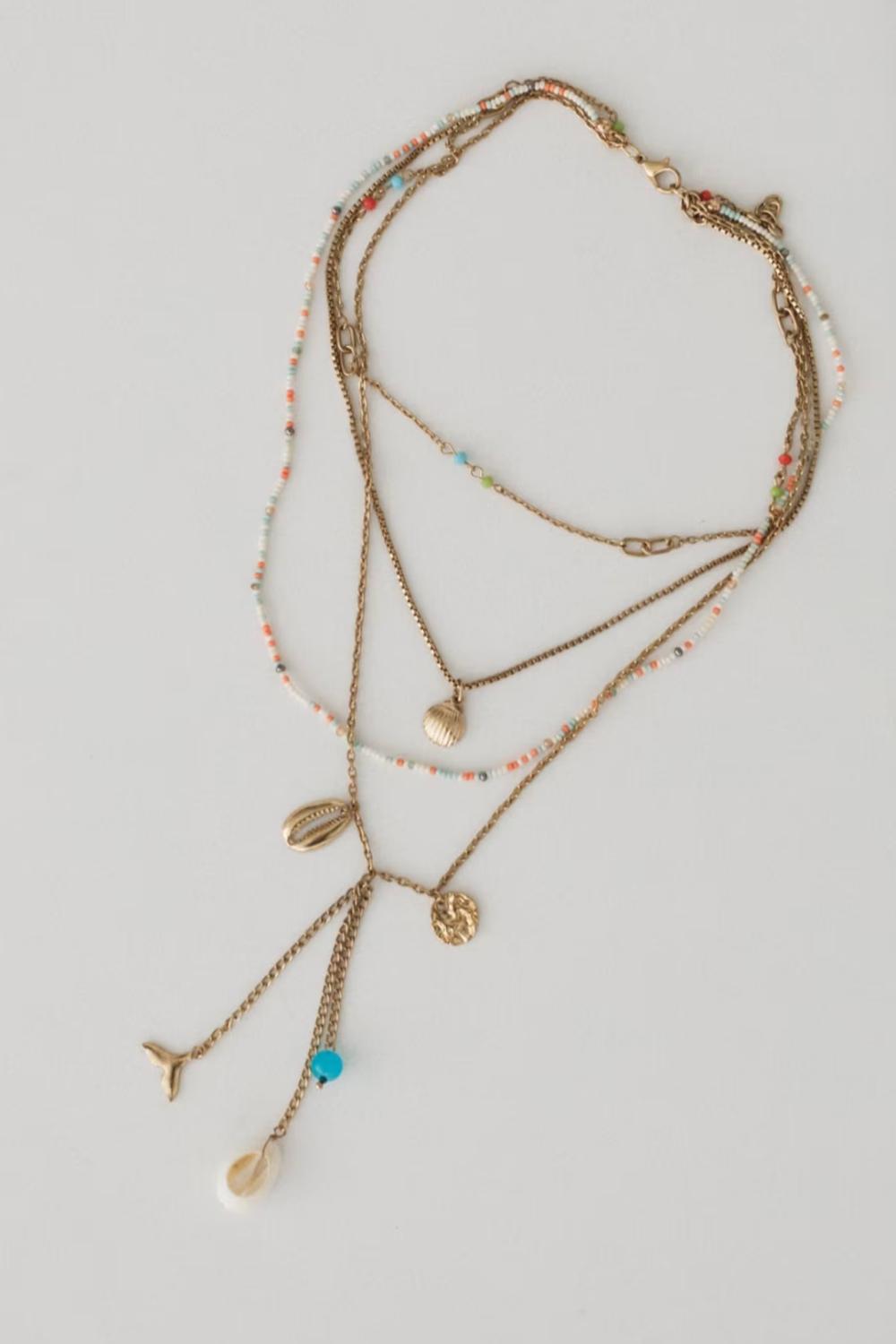 Mermaid Glow Layered Necklace