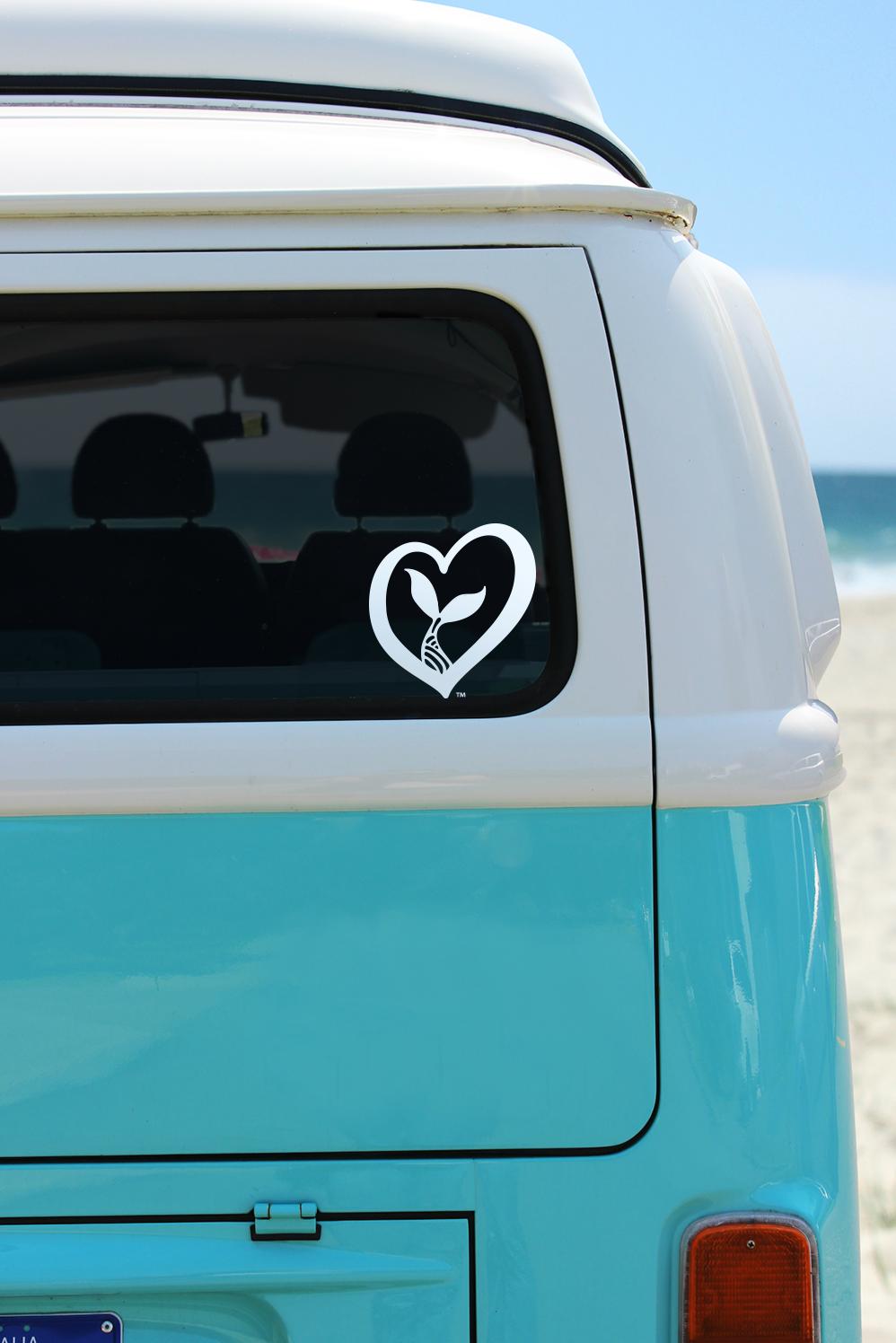 Mermaid at Heart™ Car Decal Sticker