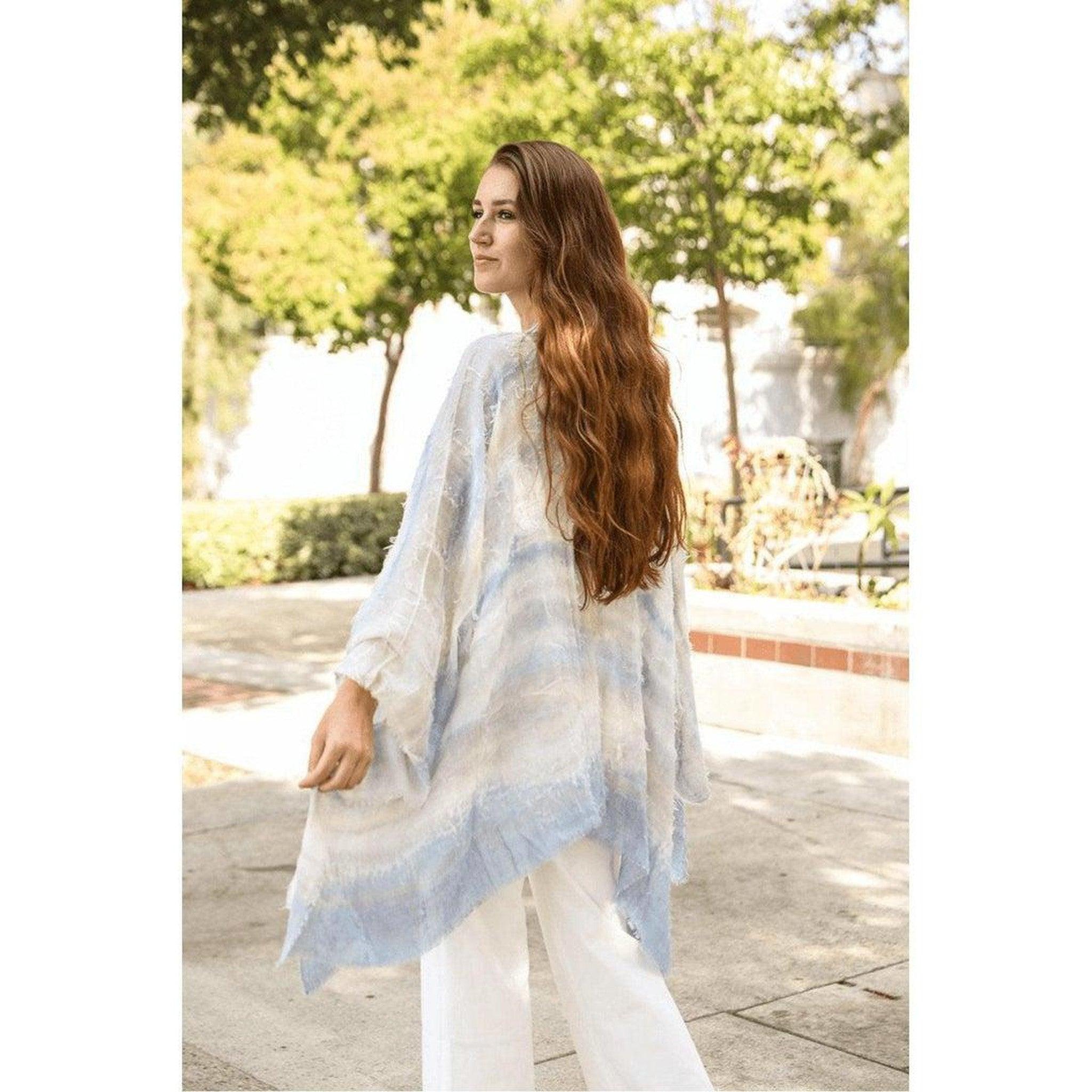 Ombré Dip Dye Kimono
