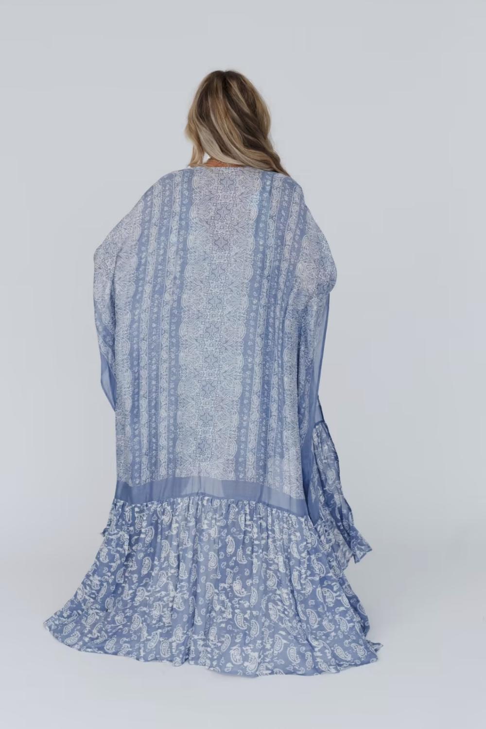 Paisley Tapestry Free Flow Duster Kimono