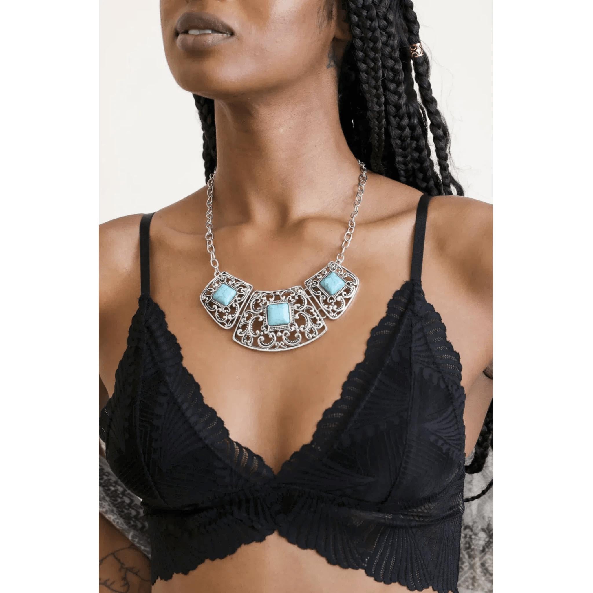 Shea Antique Turquoise Necklace