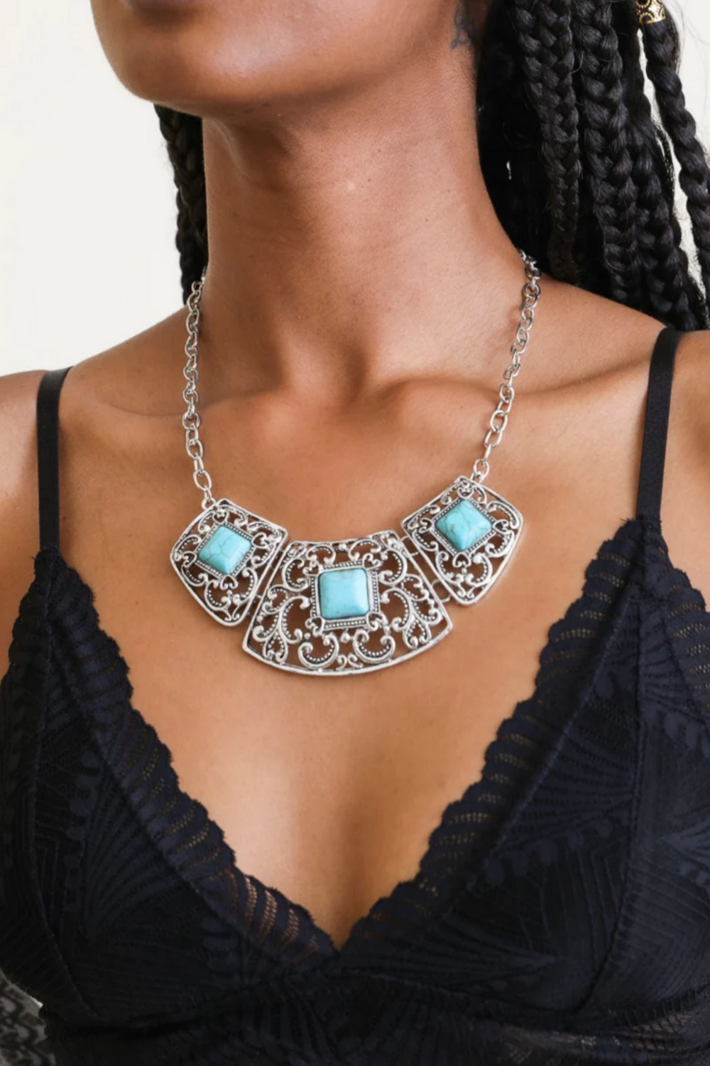 Shea Antique Turquoise Necklace