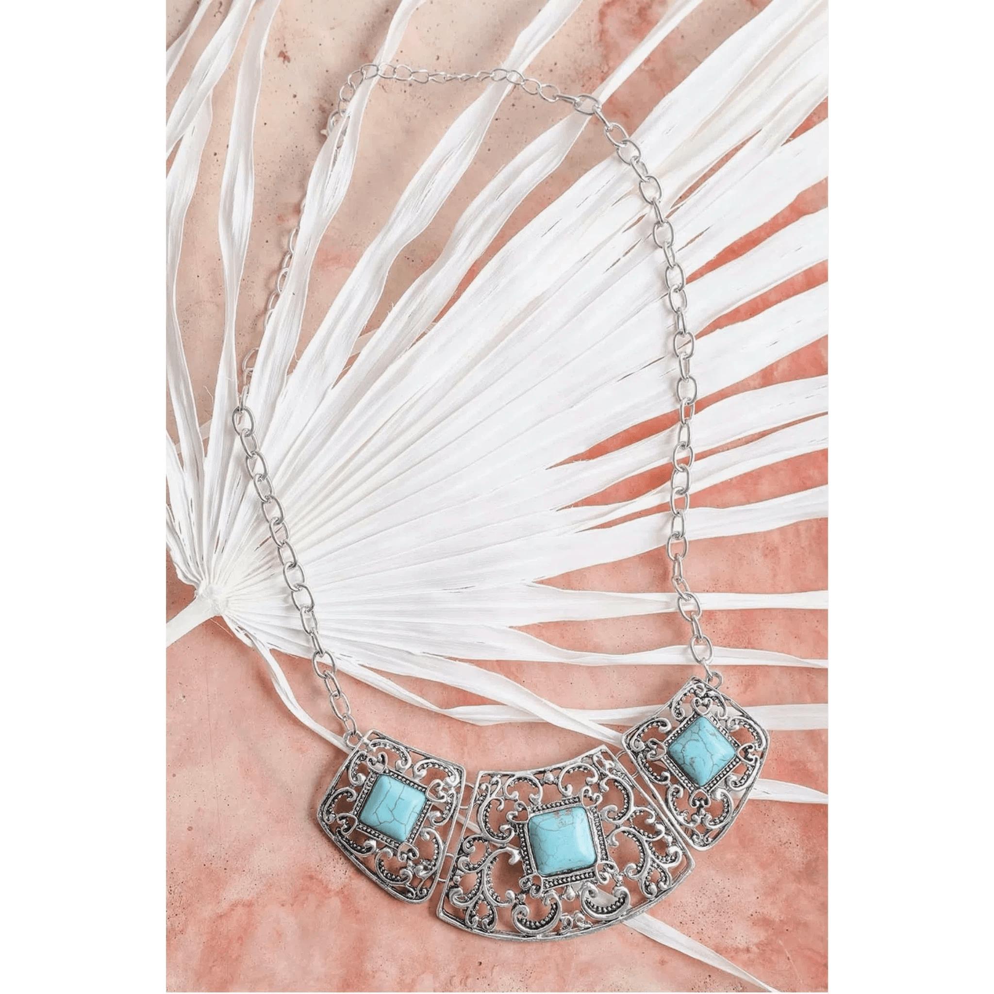 Shea Antique Turquoise Necklace
