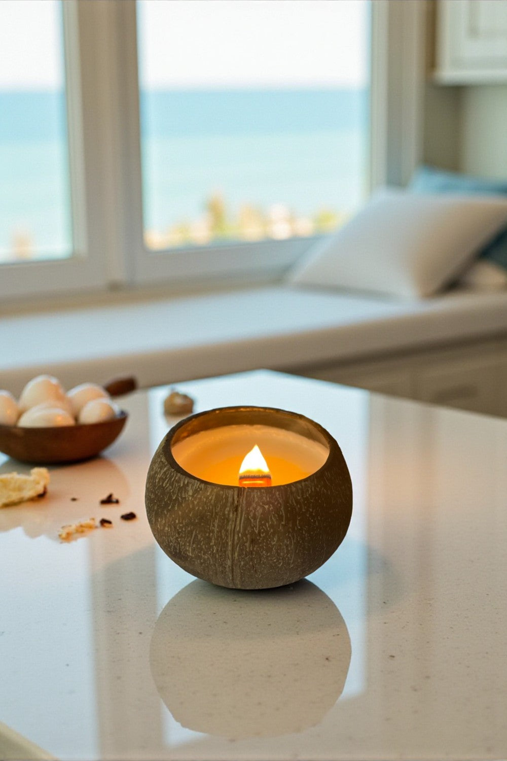 Sun-Toasted Coconut™ - Artisan Coconut Bowl Candle