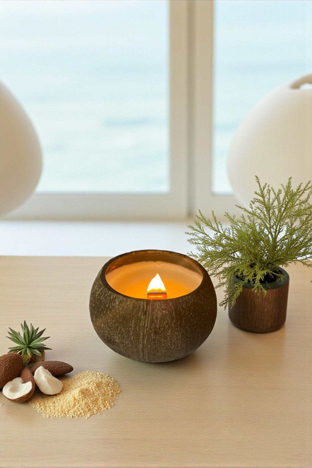 Sun-Toasted Coconut™ - Artisan Coconut Bowl Candle