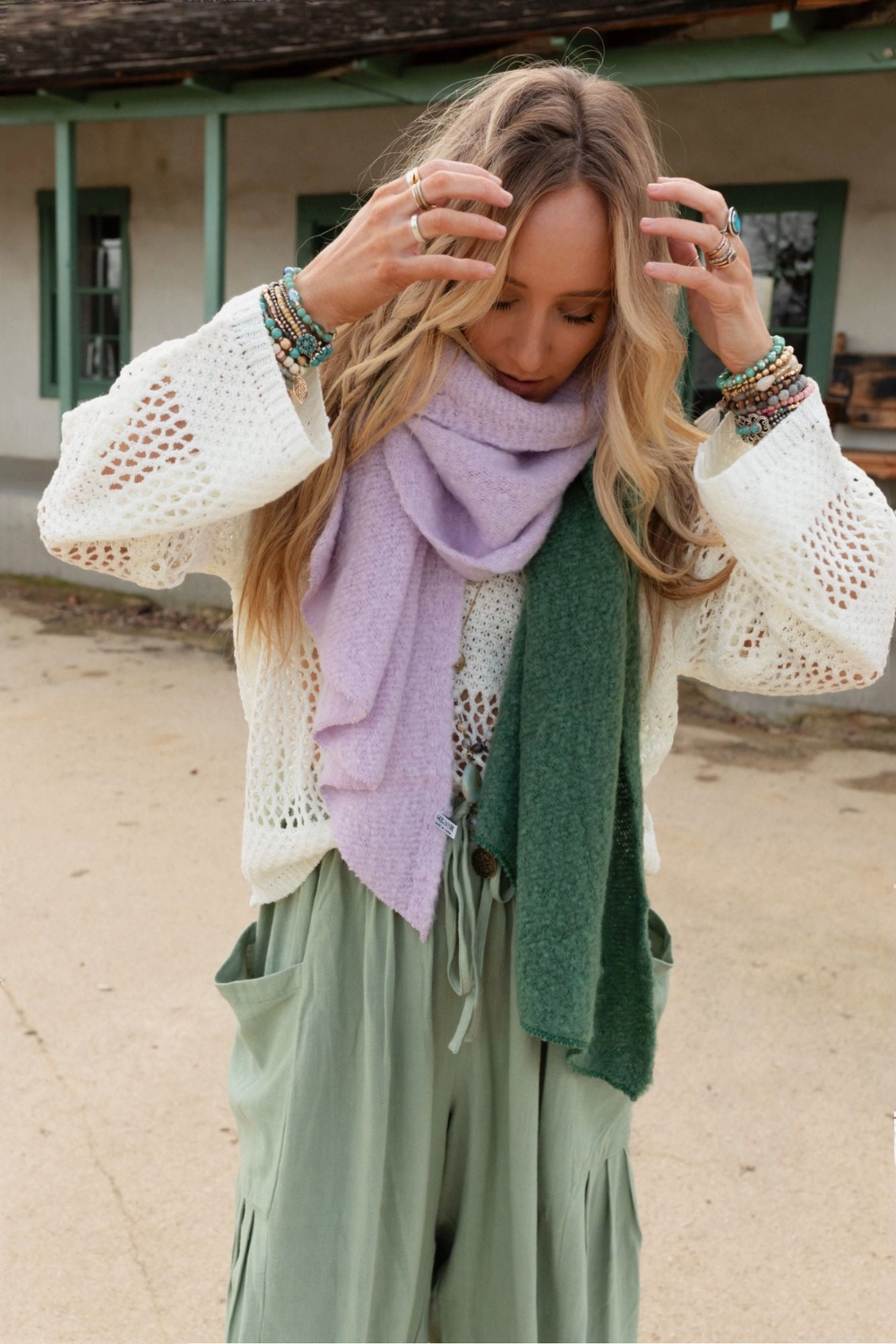 Sunset Shades Cozy Scarf
