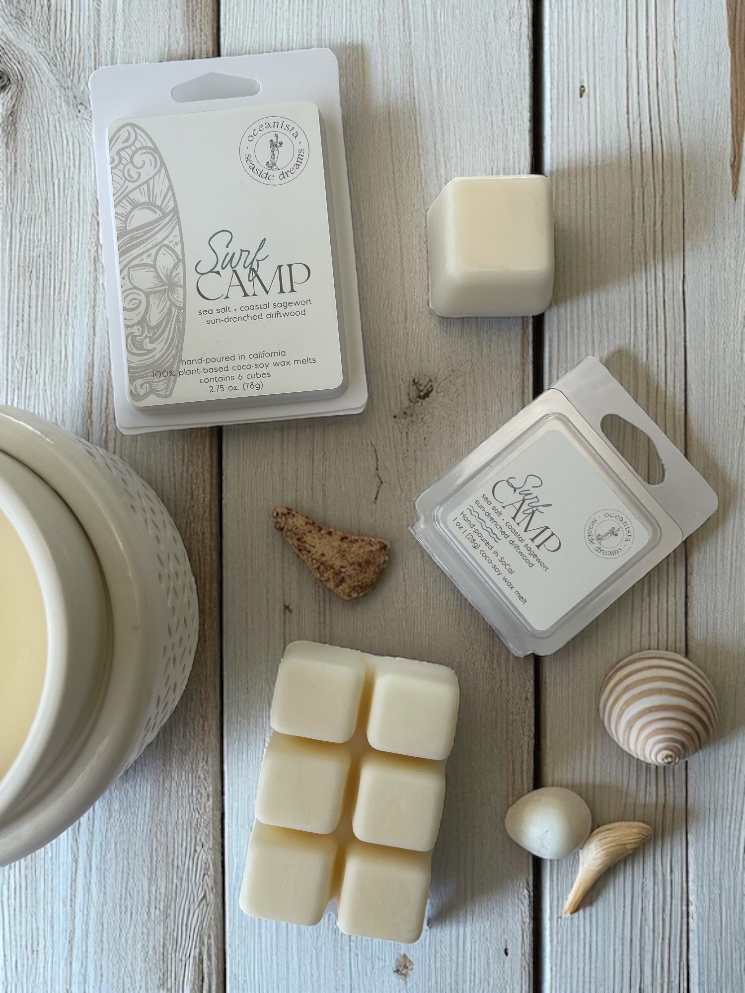 Surf Camp Luxury Wax Melts - Handmade in Southern California