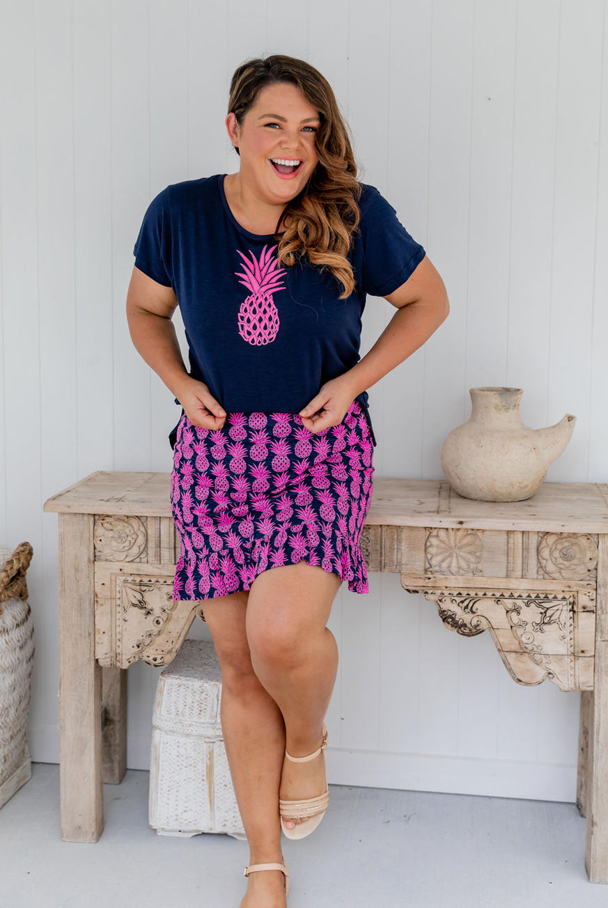 Teardrop Pineapple Cotton Tee