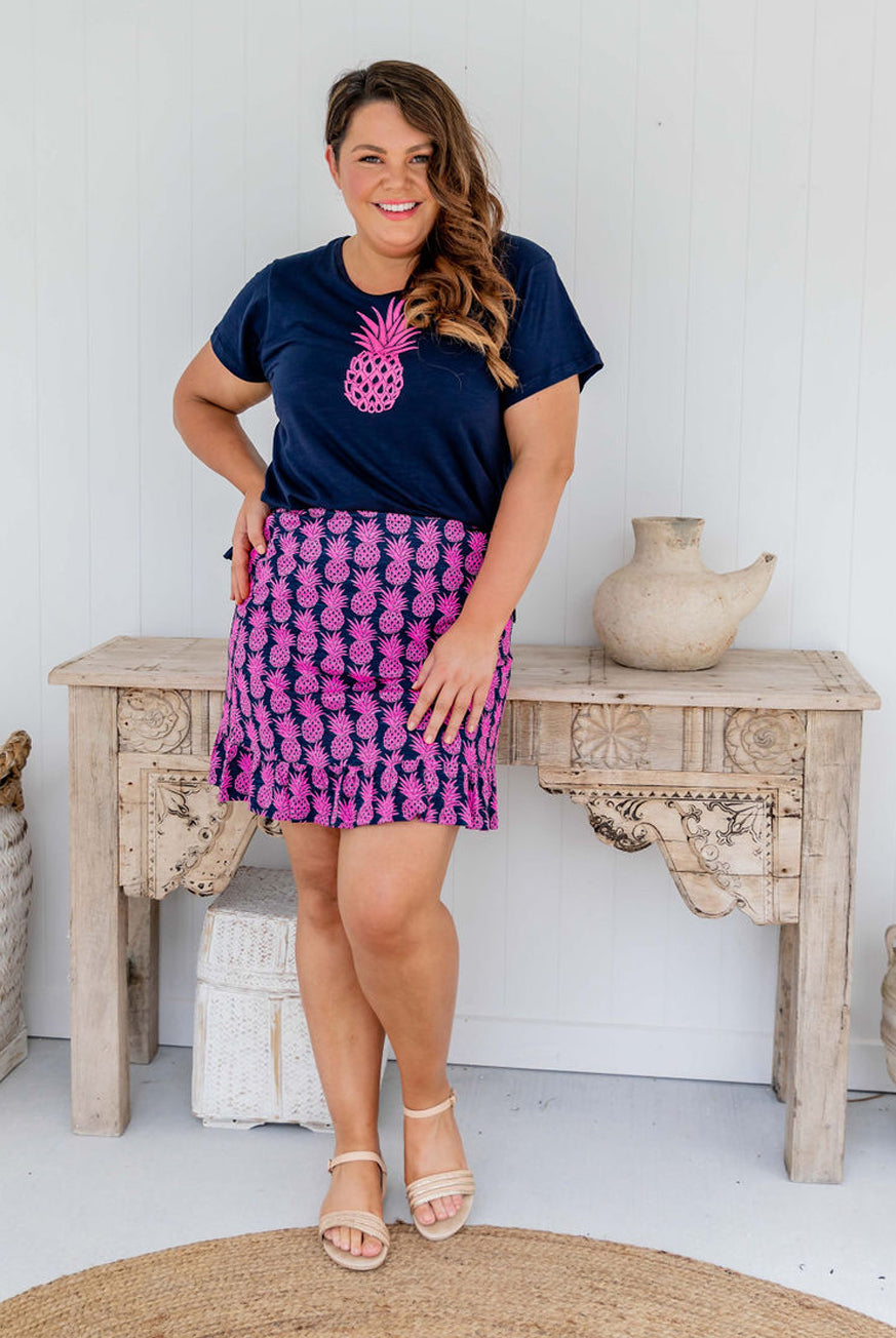 Teardrop Pineapple Cotton Tee