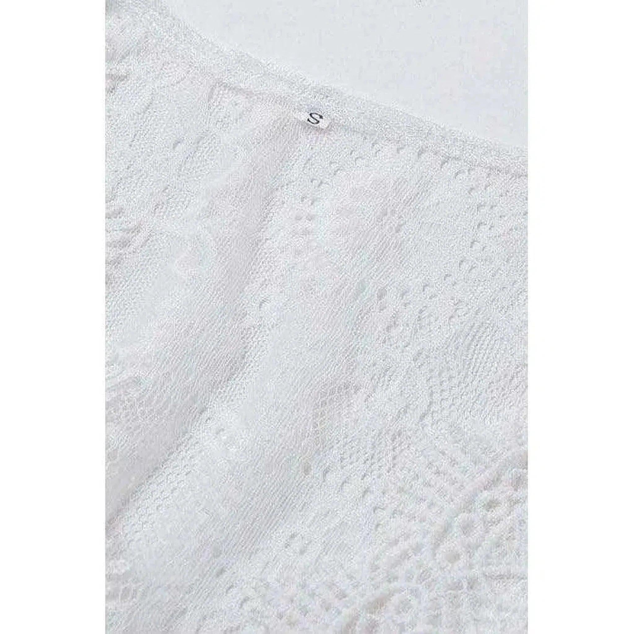 The Jolene Lace Hollow-Out Beach Dress