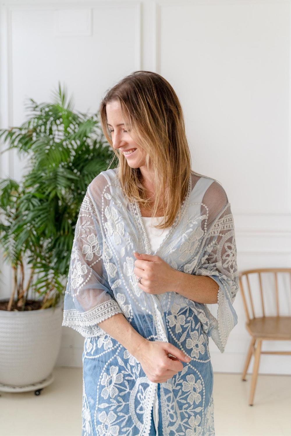 The Kate Majestic Lace Kimono