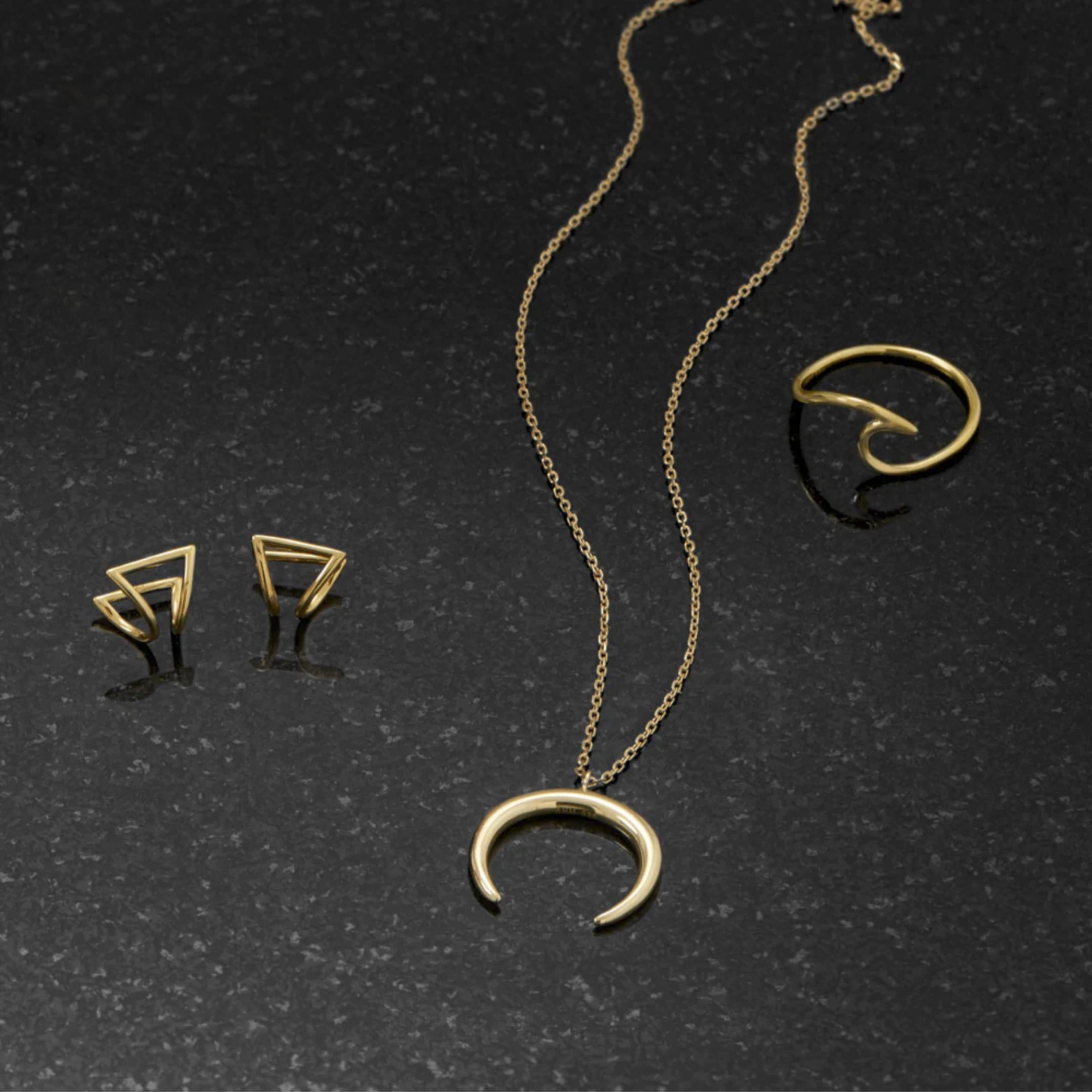 Wave of Fresh Air Ring in Gold or Sterling Silver