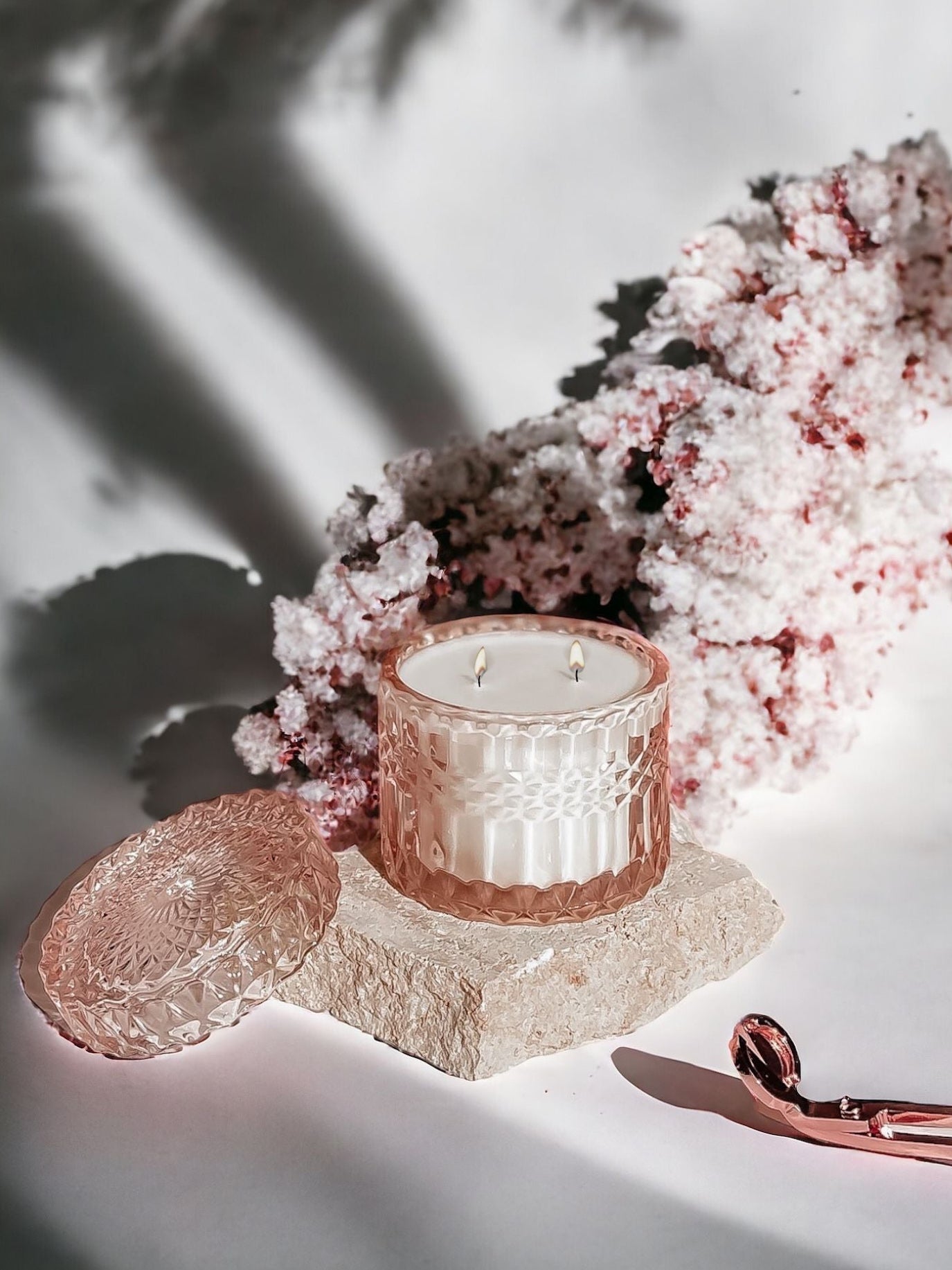 White Cashmere Luxury Hand Poured Candle