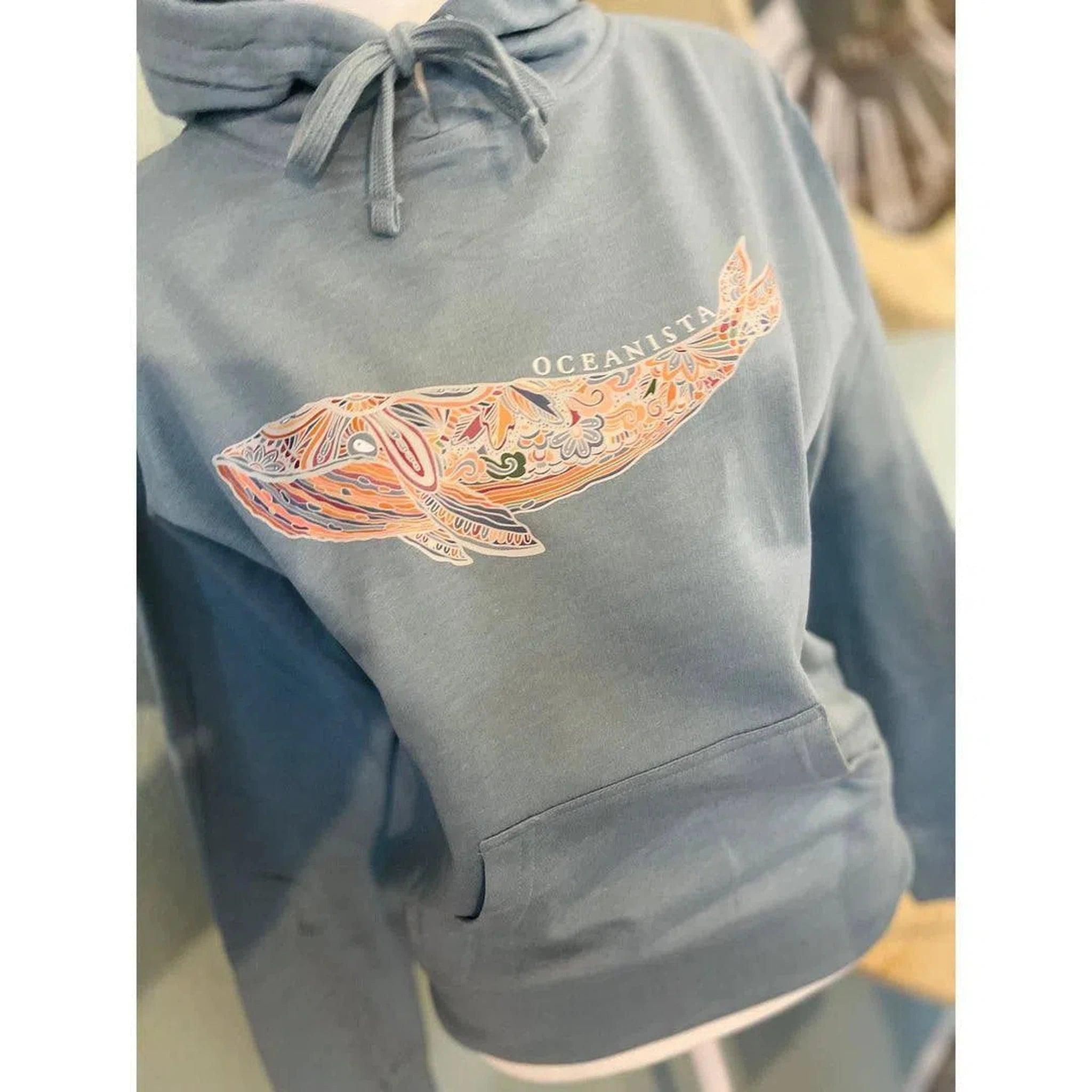 Zentangle Whale Hoodie